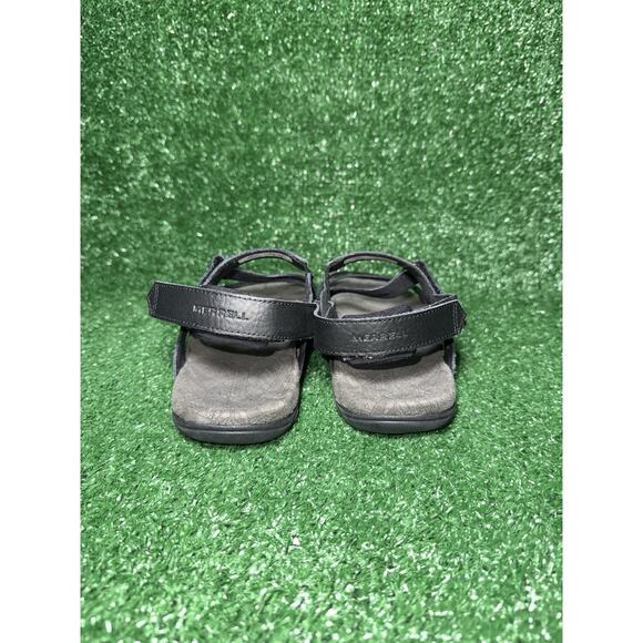 Merrell Sandspur Rose Convert Black Gladiator Leather Strap Sandal Womens Size 8 - Picture 6 of 8